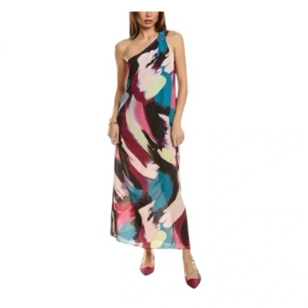 laundry by design one shoulder dress Laundry By Shelli Segal | Dresses | Nwt Laundry By Shelli Segal Oneshoulder  Maxi Dress In Black Size 2